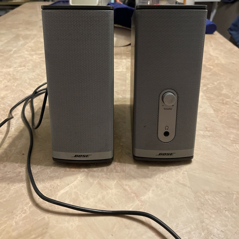 Bose Speakers Gray